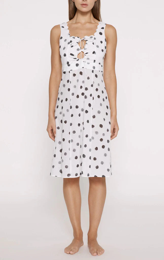 Tradd Dress in Black Dot | Marysia Swim