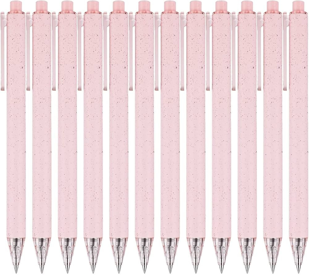 RIANCY Premium Pink Gel Pens - Smooth Writing, Quick Dry, Set of 12 - Ideal for Journaling, Note-... | Amazon (US)