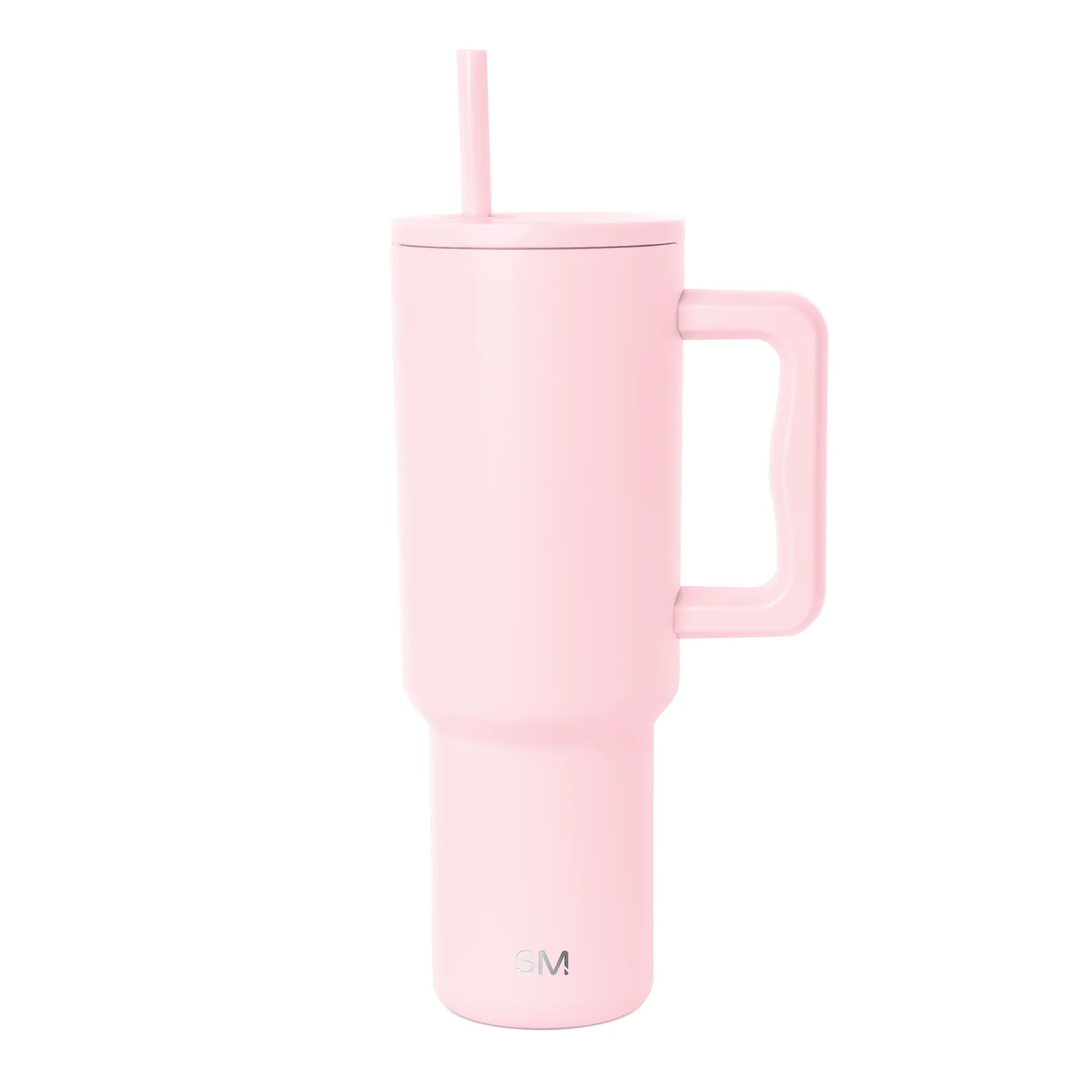 Simple Modern 40 fl oz Insulated Stainless Steel Trek Tumbler with Straw Lid | Blush | Walmart (US)