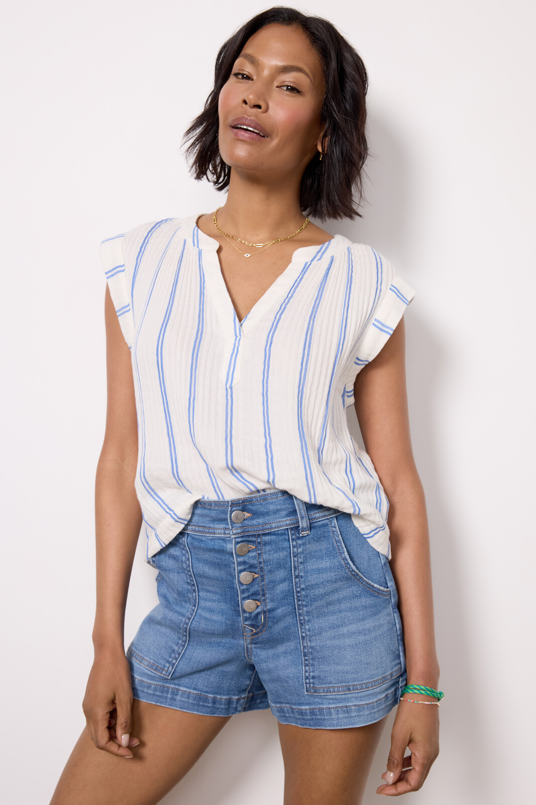 Dream Cotton Gauze Dylan Top | Evereve