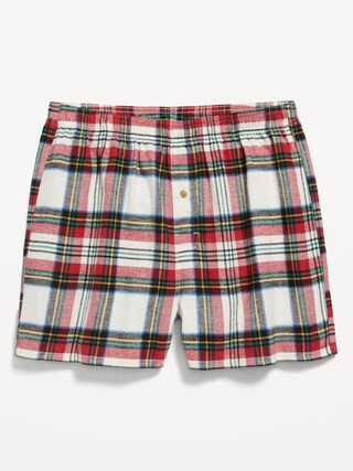 Flannel Boxer Shorts for Men -- 3.75-inch inseam | Old Navy (US)