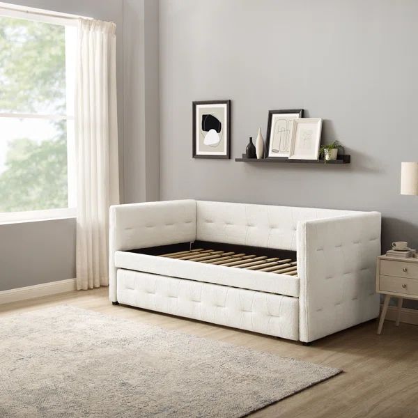 Borealis Upholstered Daybed with Trundle | Wayfair North America