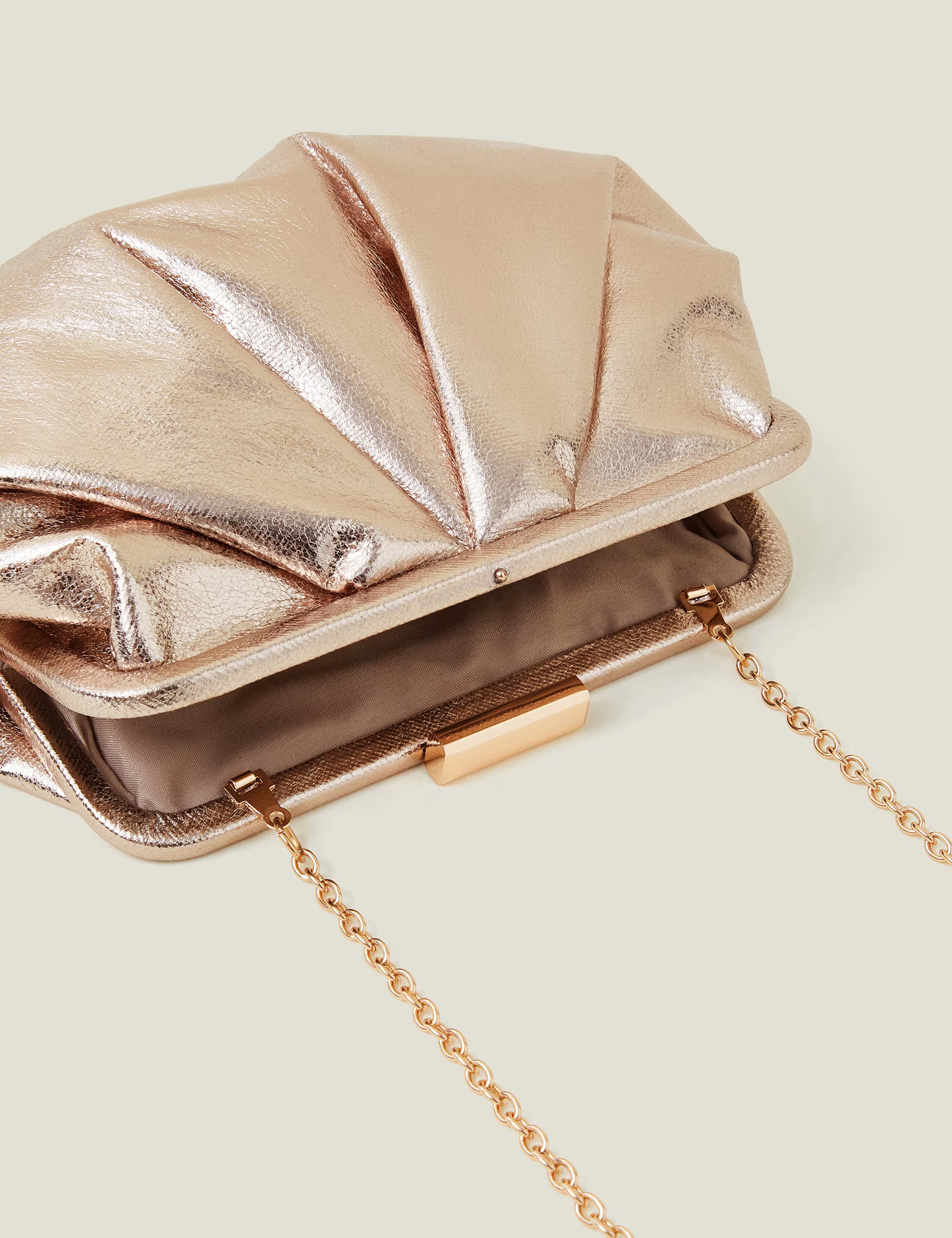 Metallic Pleated Clutch Bag | Marks & Spencer (UK)