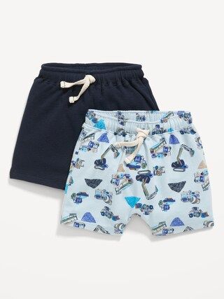 Unisex 2-Pack U-Shaped Pull-On Shorts for Baby | Old Navy (US)