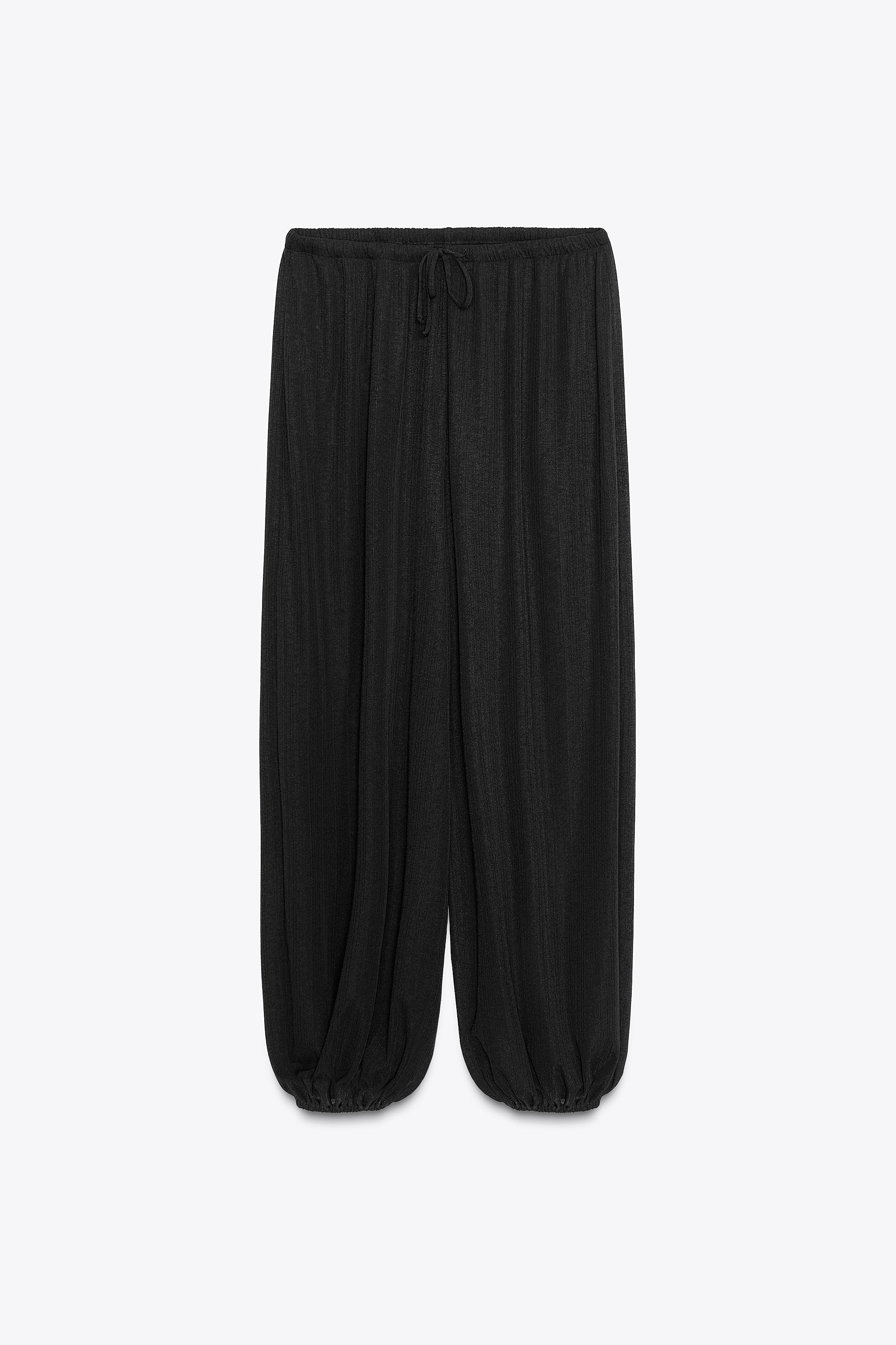 FLOWY BALLOON PANTS$ 45.90Black | 3644/809/800Add to cartAddHigh-waisted pants with adjustable dr... | Zara US