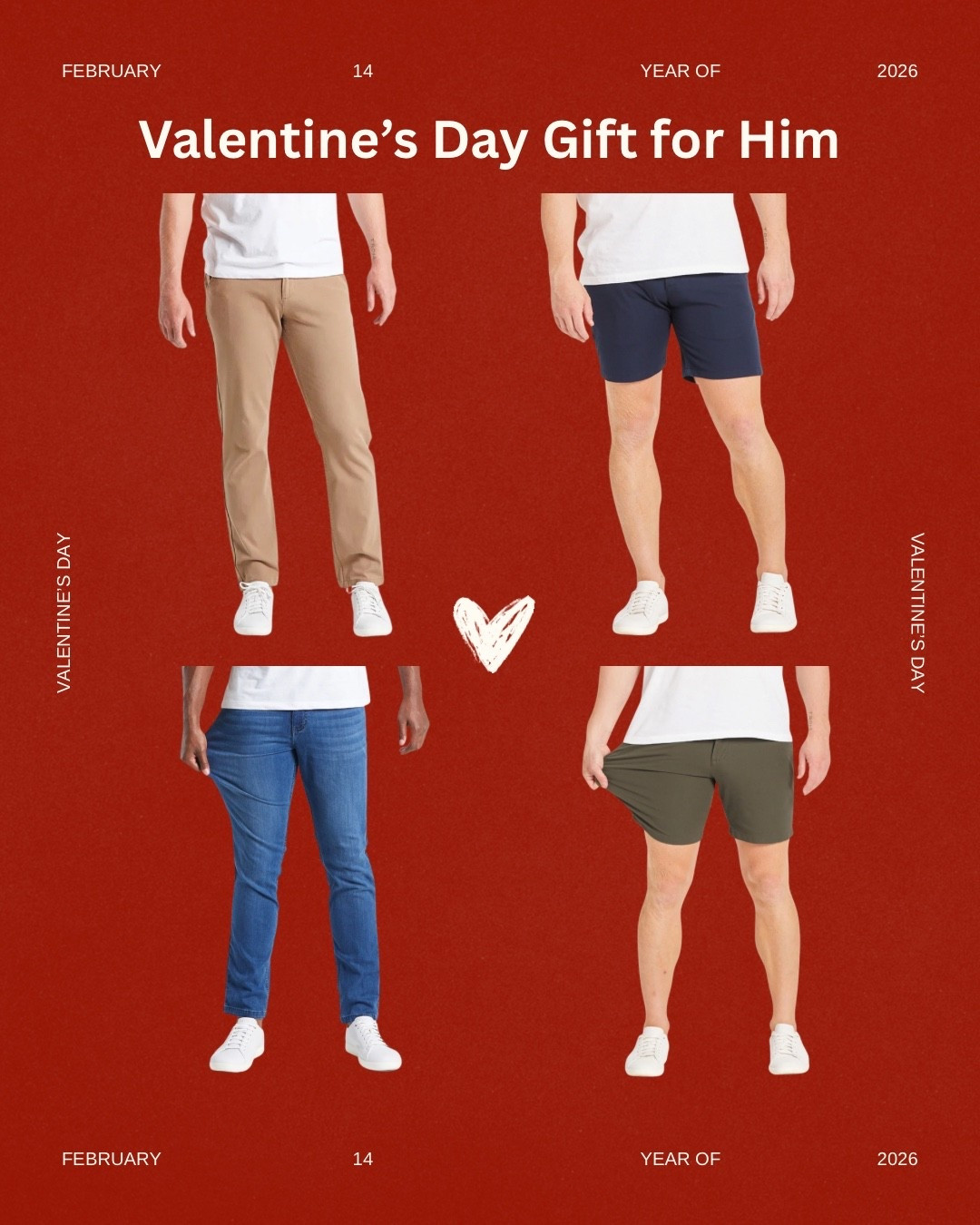 Valentine’s Day gifts for him! Joey loves his Mugsy jeans and I just ordered him more shorts. True to size fit 

#LTKValentine #LTKMens #LTKootd