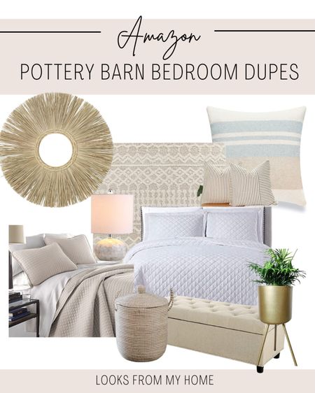 My bedroom is a popular source of reference on my Instagram stories... and here are the equitable dupes! I also have videos of the dupes as well. 

#potterybarndupes #neutralbedding

#LTKhome