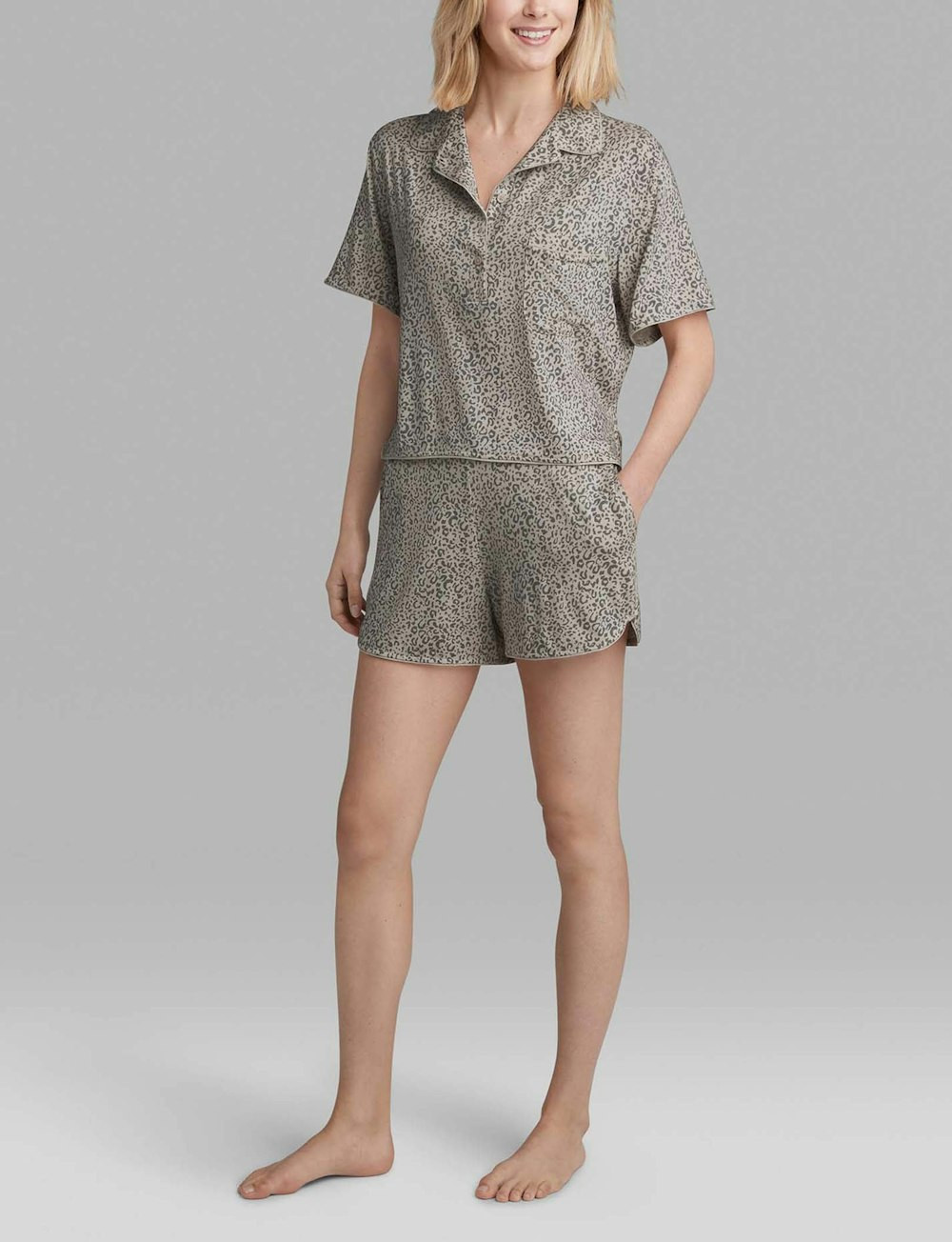 Women's Downtime Pajama Top & Short Set | Tommy John