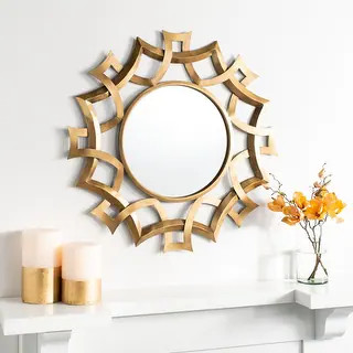 Safavieh 32" Audra Sunburst Mirror (Gold) | Bed Bath & Beyond