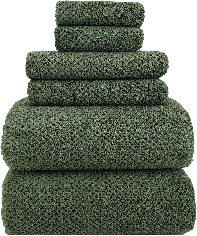 YTYC Towels, 39x78 Inch Oversized Bath Sheets for Adults Luxury Extra Large Bath Towels Set of 6 ... | Amazon (US)