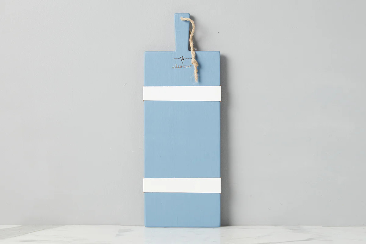 Caitlin Wilson French Blue/White Rectangle Mod Charcuterie Board, SmallDefault Title | etúHOME