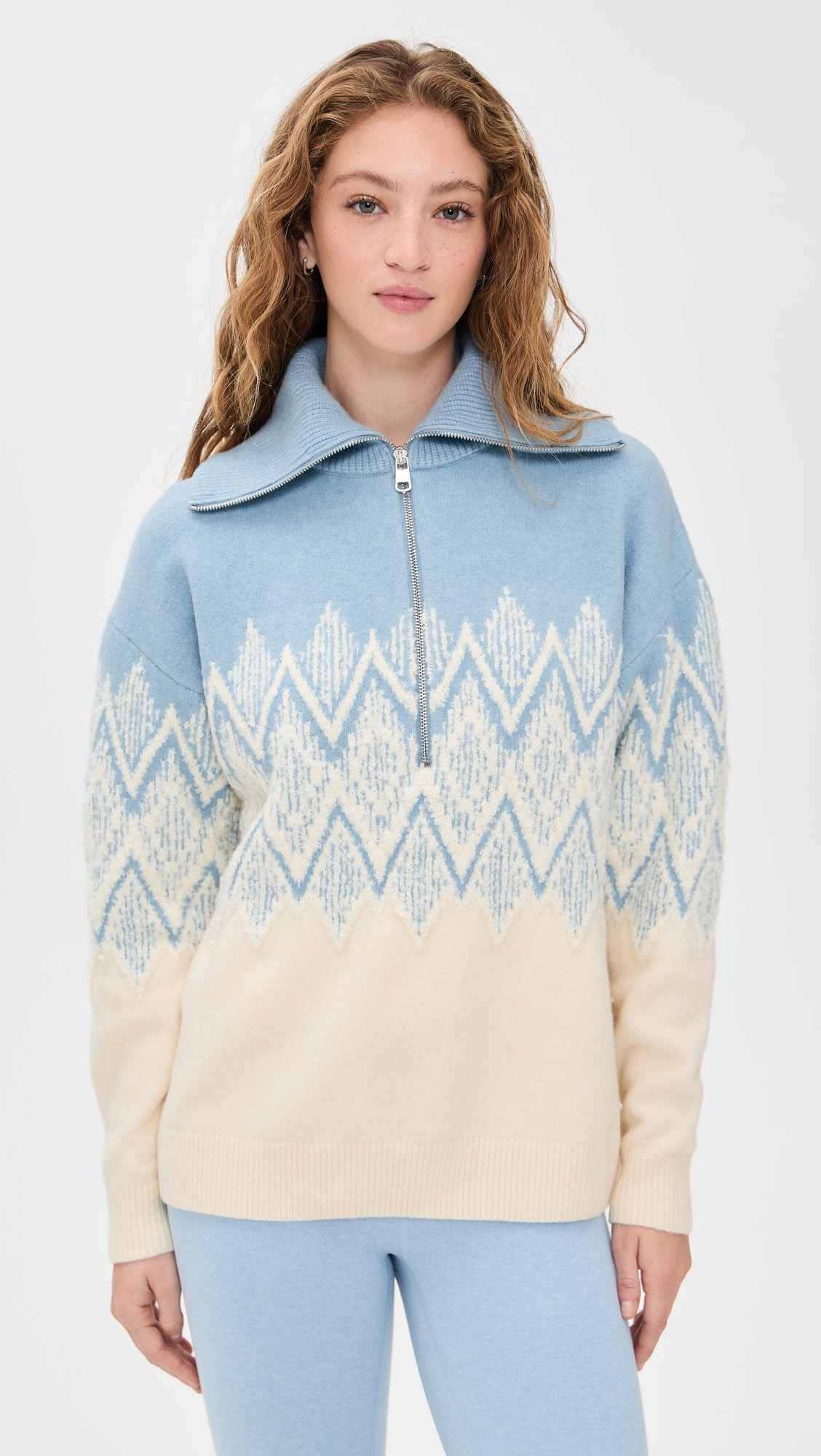 Hedda Fair Isle Half Zip Pullover | Shopbop
