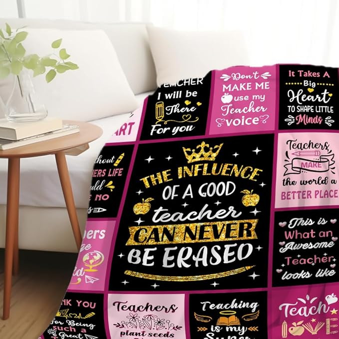 Teacher Blanket Teacher Appreciation Gifts for Women from Students,Cool Teachers Throw Blankets G... | Amazon (US)