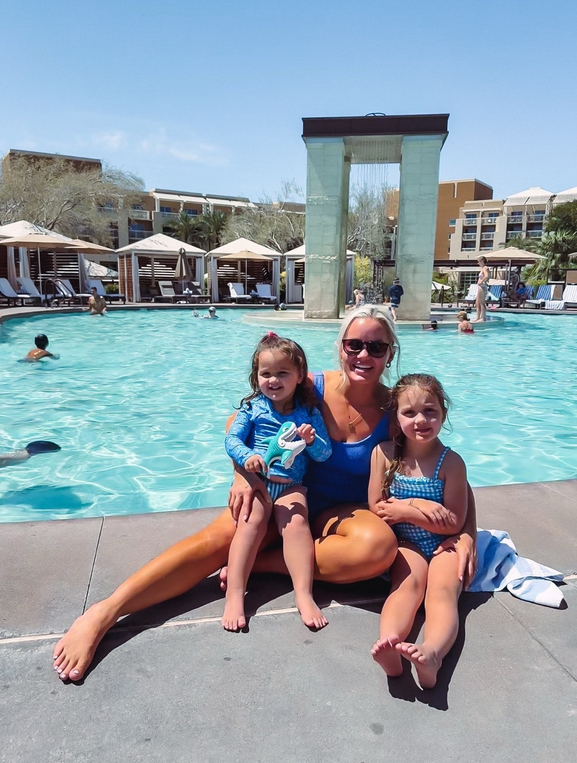 Going to coordinate all our suits as long as these girls will allow me too! Love these blue colors and patterns.

#LTKSwim #LTKKids #LTKBaby