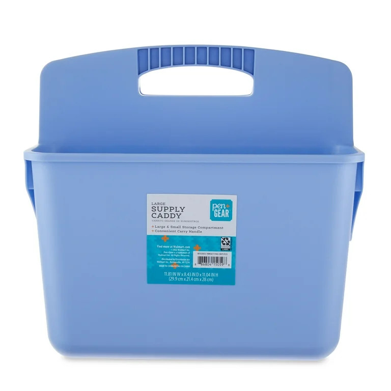 Pen + Gear Supply Caddy Organizer for School Supplies and Office Supplies, Periwinkle | Walmart (US)