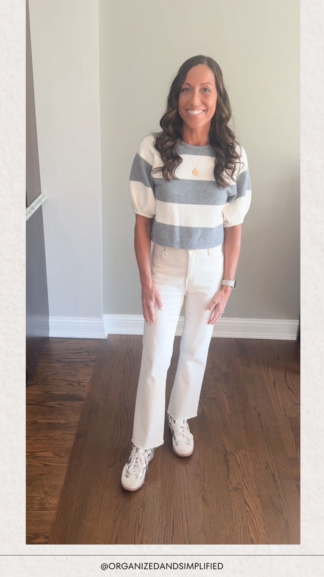 This cropped sweater is so soft and I love the short sleeve look!  It’s perfect for work and I always love wearing gym shoes to school! 

#LTKTravel #LTKSeasonal #LTKWorkwear