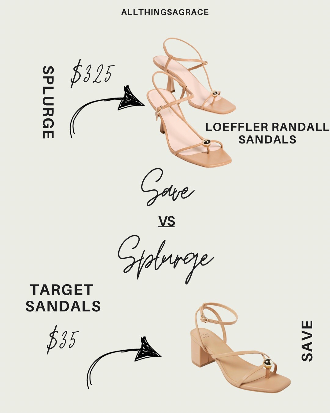 Save or splurge sandals
Loeffler Randall
Target

#LTKSummerEdit #LTKShoeCrush #LTKSeasonal