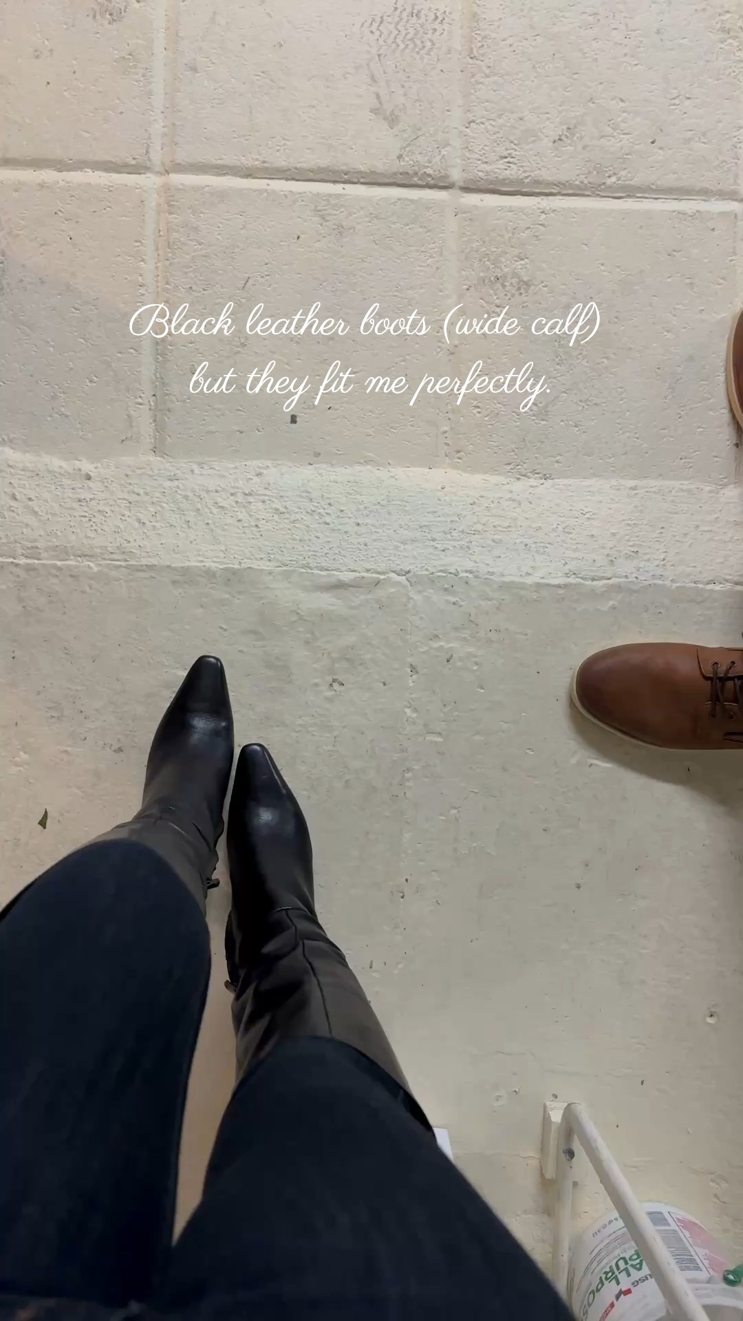 Black leather boots (wide calf) knee high leather boots 

#LTKootd #LTKSeasonal #LTKWorkwear