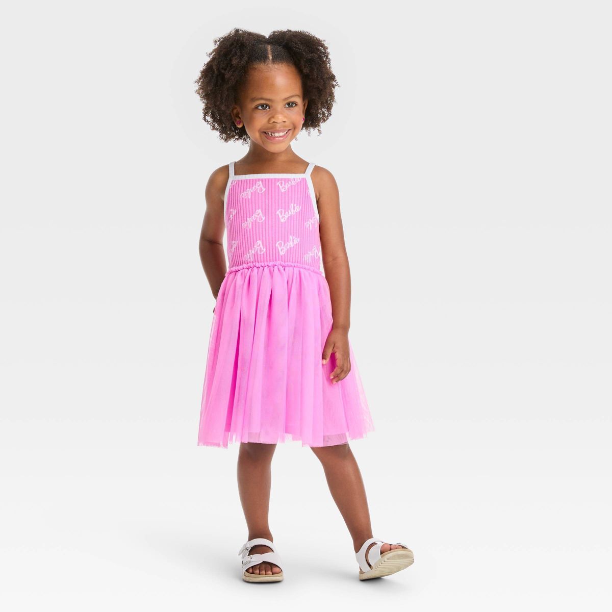 Toddler Girls' Barbie Mattel Tutu Dress - Pink | Target