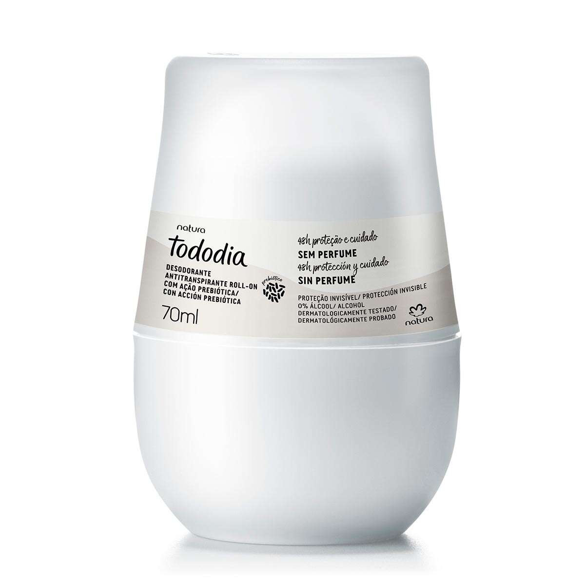 Desodorante Antitranspirante Roll-on Tododia Sem Perfume | Natura BR