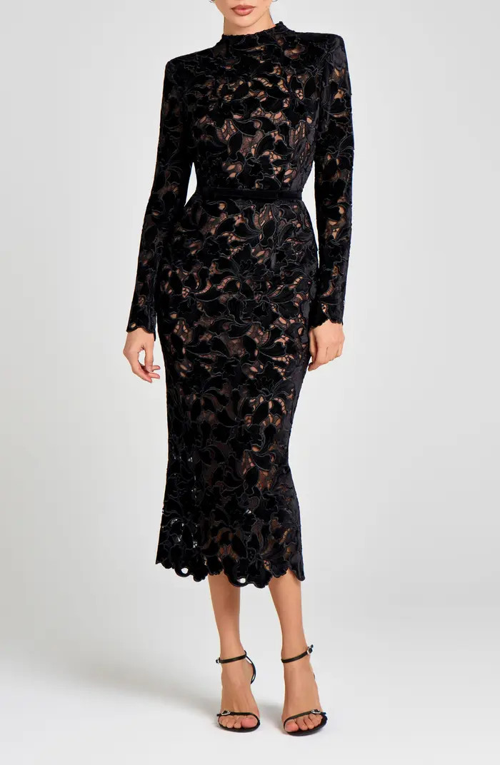Long Sleeve Lace Cocktail Dress | Nordstrom