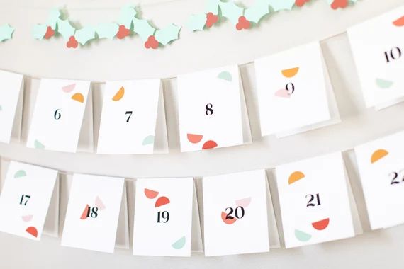 Creative Advent Calendar for Adults and Kids 24 Cards | Etsy | Etsy (US)