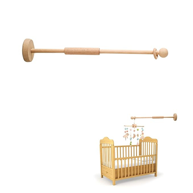 Wooden Crib Mobile Arm | Baby Mobile Hanger | Wooden Mount Wall Holder | Nursery Decor for Sturdy... | Amazon (US)