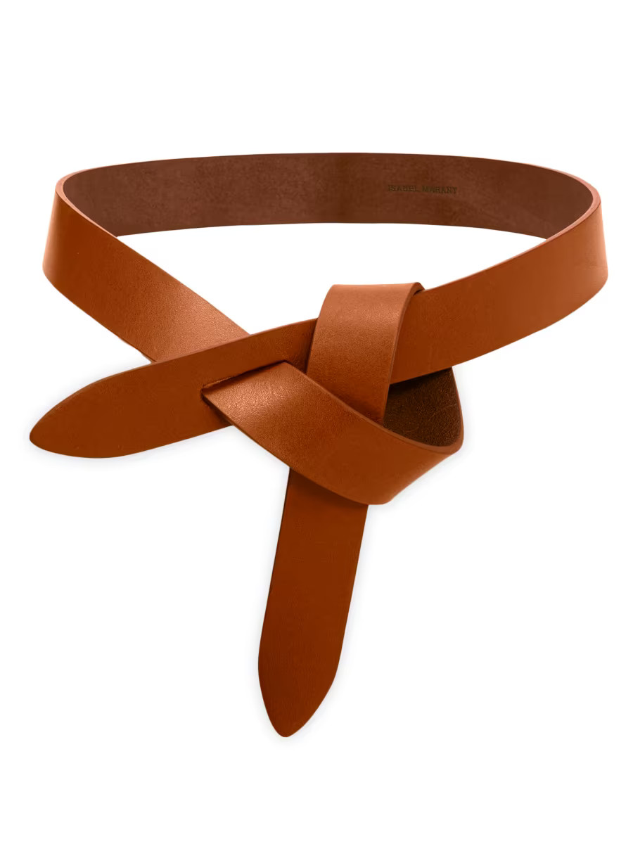 Lecce Knotted Leather Belt | Saks Fifth Avenue