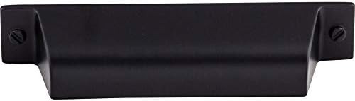 Barrington Channing 3 3/4" Center Cup Pull Finish: Flat Black | Amazon (US)