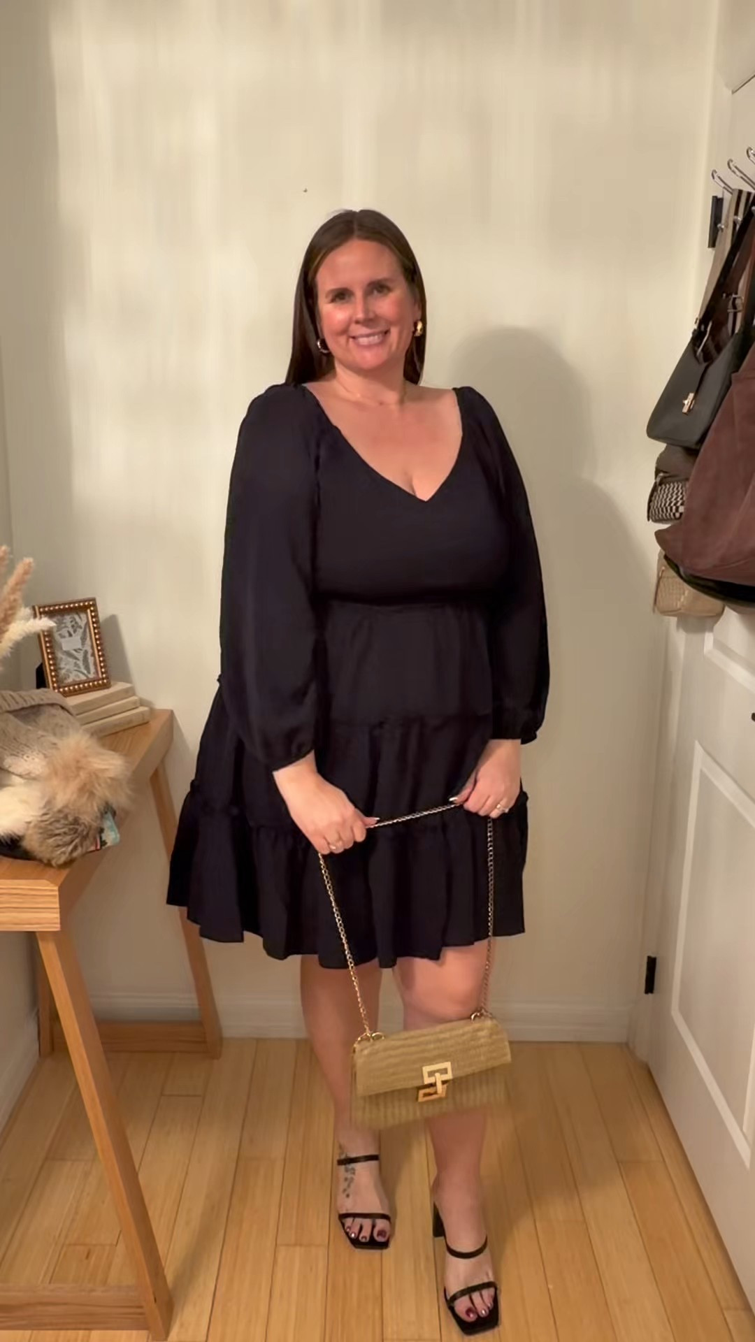 Love this LBD! Date night ready ❤️

#ootd #lbd #datenight #momnightout #blackdress 

#LTKMidsize #LTKPlusSize #LTKWedding