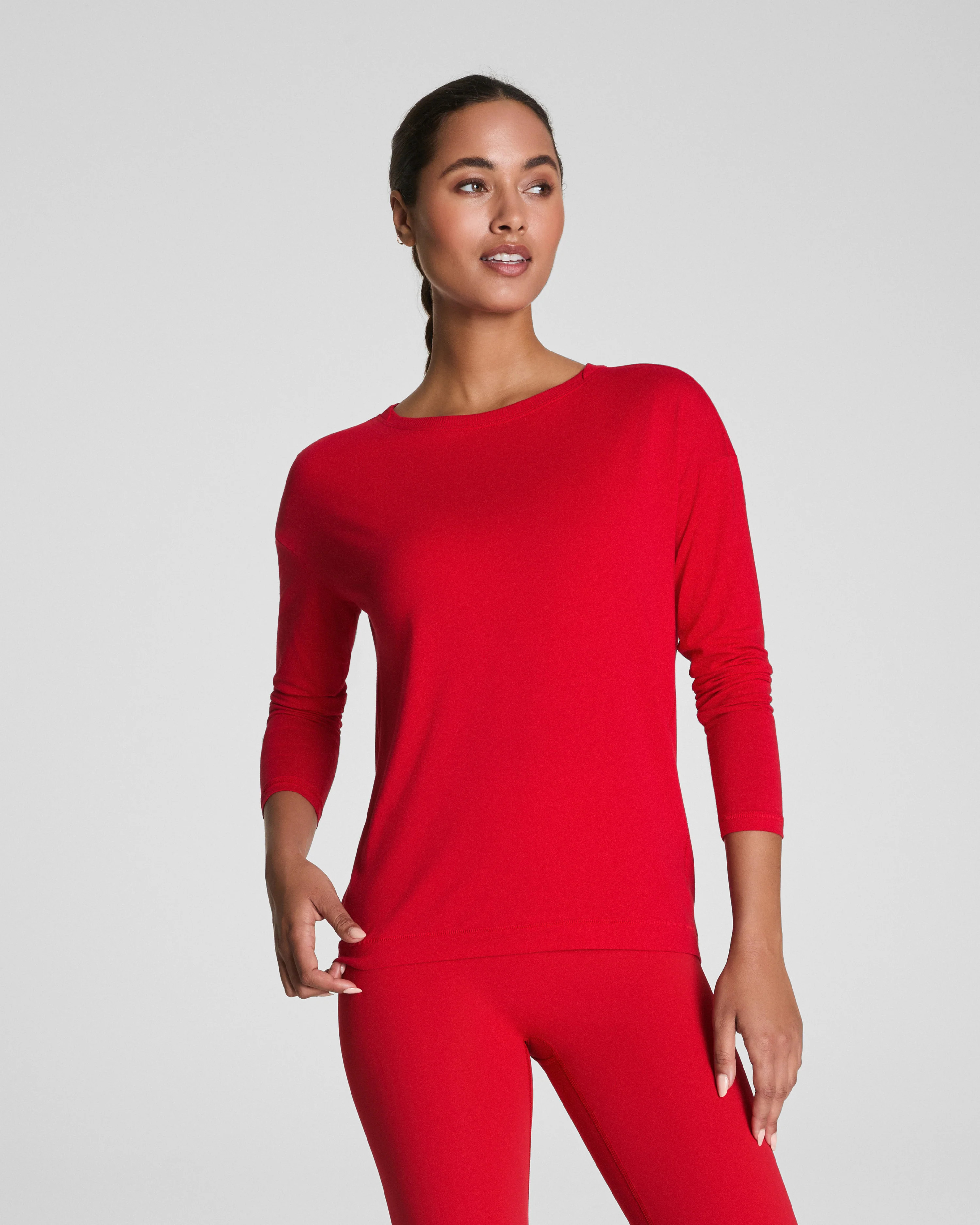 Long Sleeve Workout Top with 4-Way Stretch | SPANX | Spanx