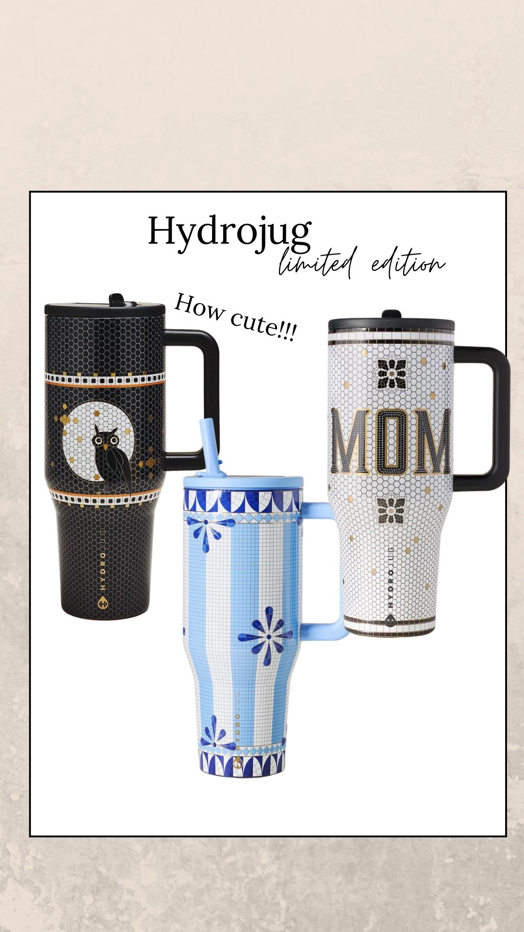 Loving these Hydrojugs from Anthro! The Halloween cup is so good! 👻 🎃 #anthro Anthropologie finds #spookydecor

#LTKHome