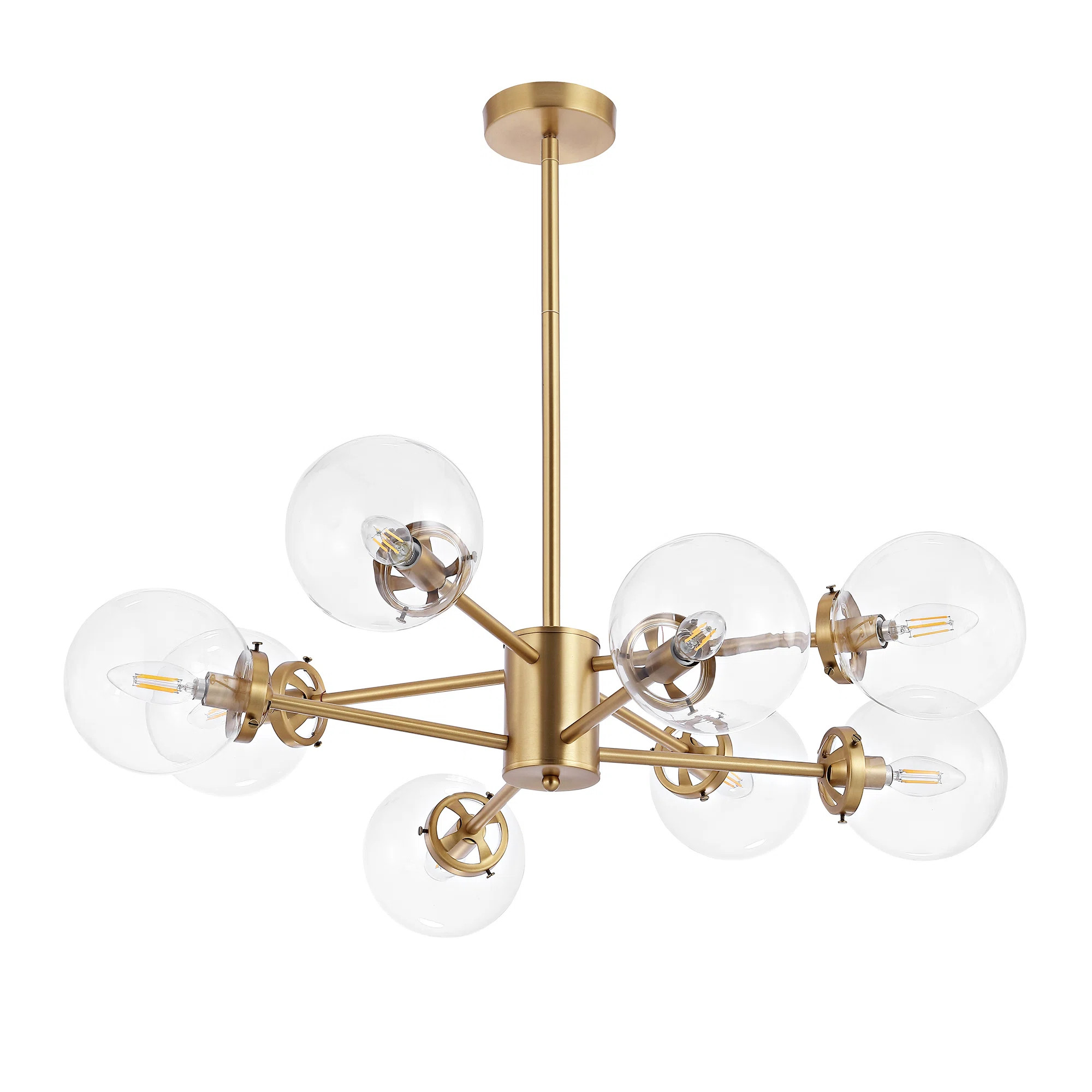 Millender 8 - Light Dimmable Modern Linear Chandelier | Wayfair North America