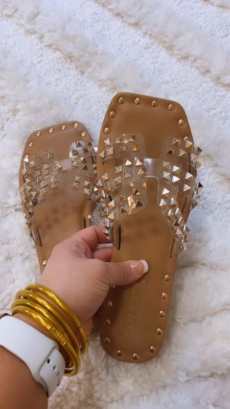 Some of my favorite sandals from Amazon are back in stock!  Love the clear studded detail on these. Fit tts. Very comfortable.  Perfect with dresses, shorts, swimwear, linen pants. So many ways to wear these  

#LTKfindsunder50 #LTKshoecrush #LTKSeasonal
