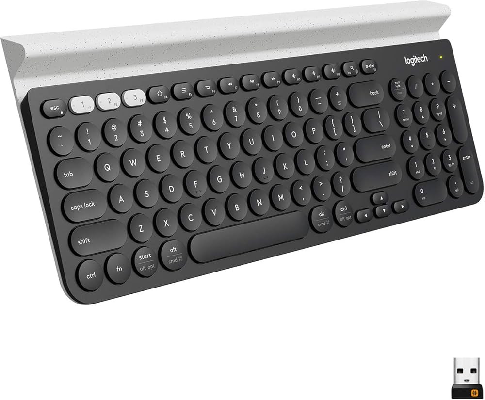 Logitech K780 Multi-Device Wireless Keyboard for Computer, Phone and Tablet – FLOW Cross-Comput... | Amazon (US)