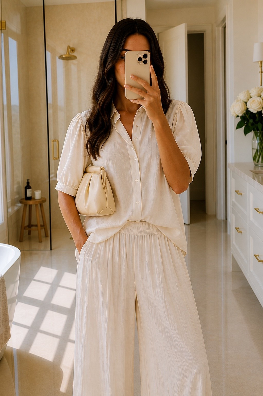 Easy summer outfit 🤍
Perfect for any occasion! I love these light weight pants and beautiful top!

#LTKootd #LTKSeasonal #LTKSaleAlert