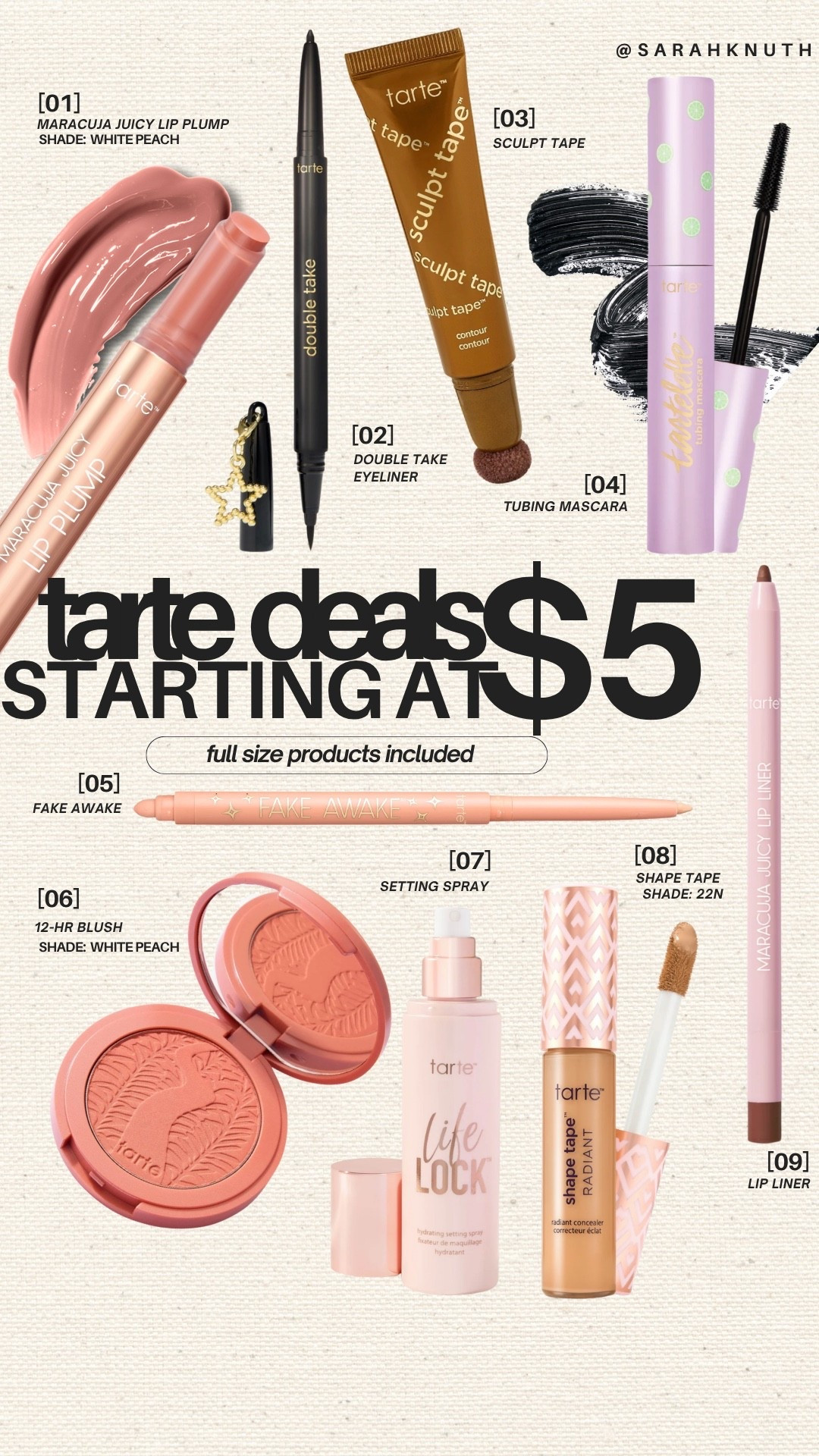 Tarte deals starting at $5!

#LTKSaleAlert #LTKBeauty