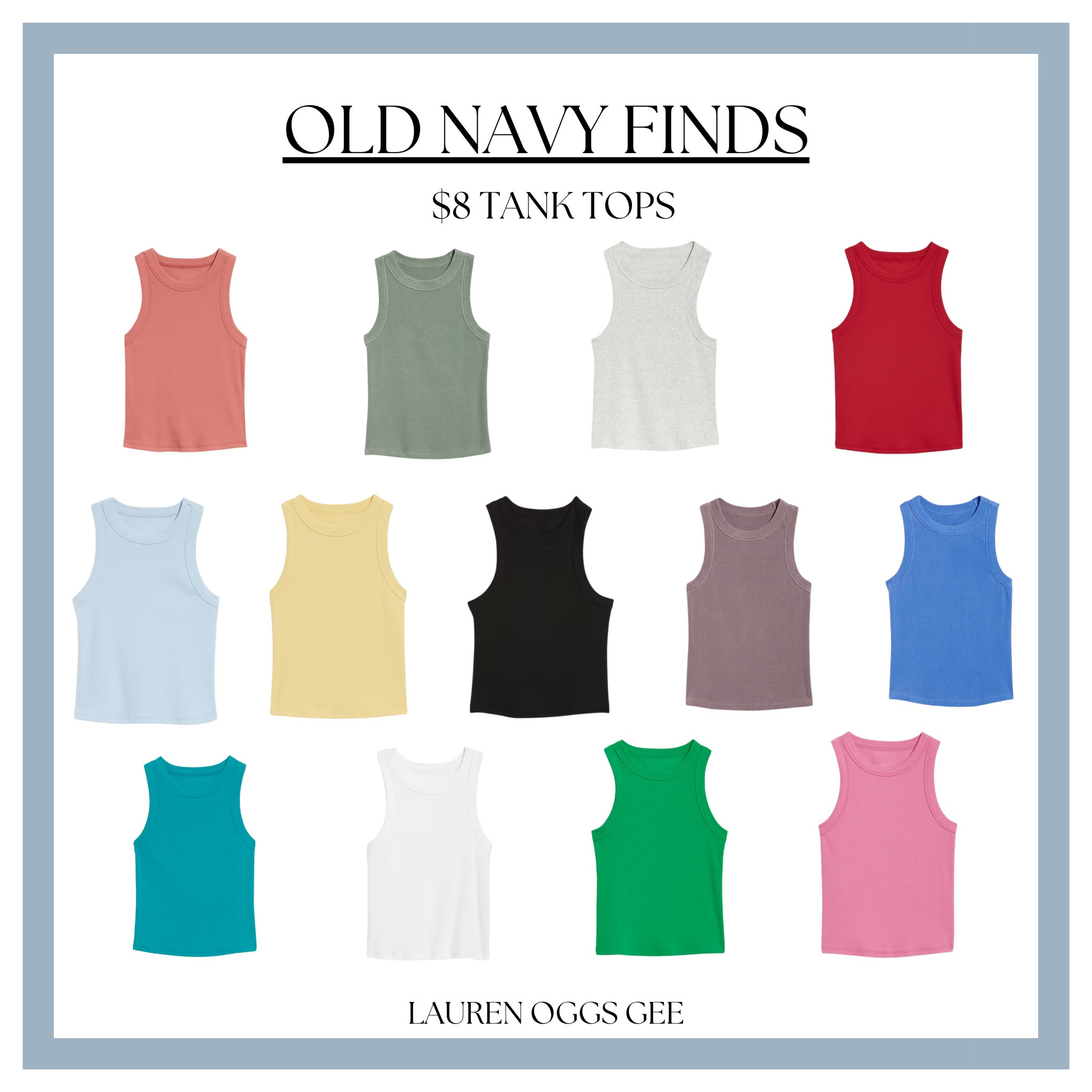 Get ready to fall in love with the Snug Tank Top from Old Navy – now on sale for just $8! 🎉✨ With a rainbow of options, from bold and vibrant hues to neutral and muted tones, there's a perfect pick for everyone. Whether you’re layering up or wearing it solo, this tank top is a must-have staple for every wardrobe. 

Which color is your favorite? Comment below!👇🏼 Don't miss out on this incredible deal!

#OldNavyStyle #WardrobeEssentials #FashionOver50 #SaleAlert #ColorfulFashion

#LTKSaleAlert #LTKSummerSales #LTKFindsUnder50