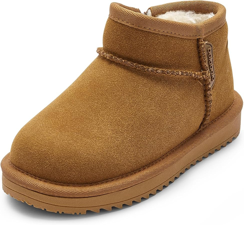 Balabala Water Resistant Girls Snow Boots Winter Boots Kids Snow Boots Boys Snow Boots Classic Su... | Amazon (US)