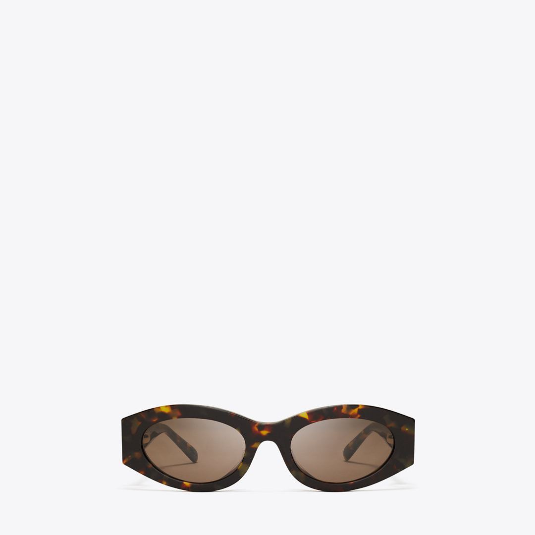 PIERCED OVAL SUNGLASSES | Tory Burch (US)