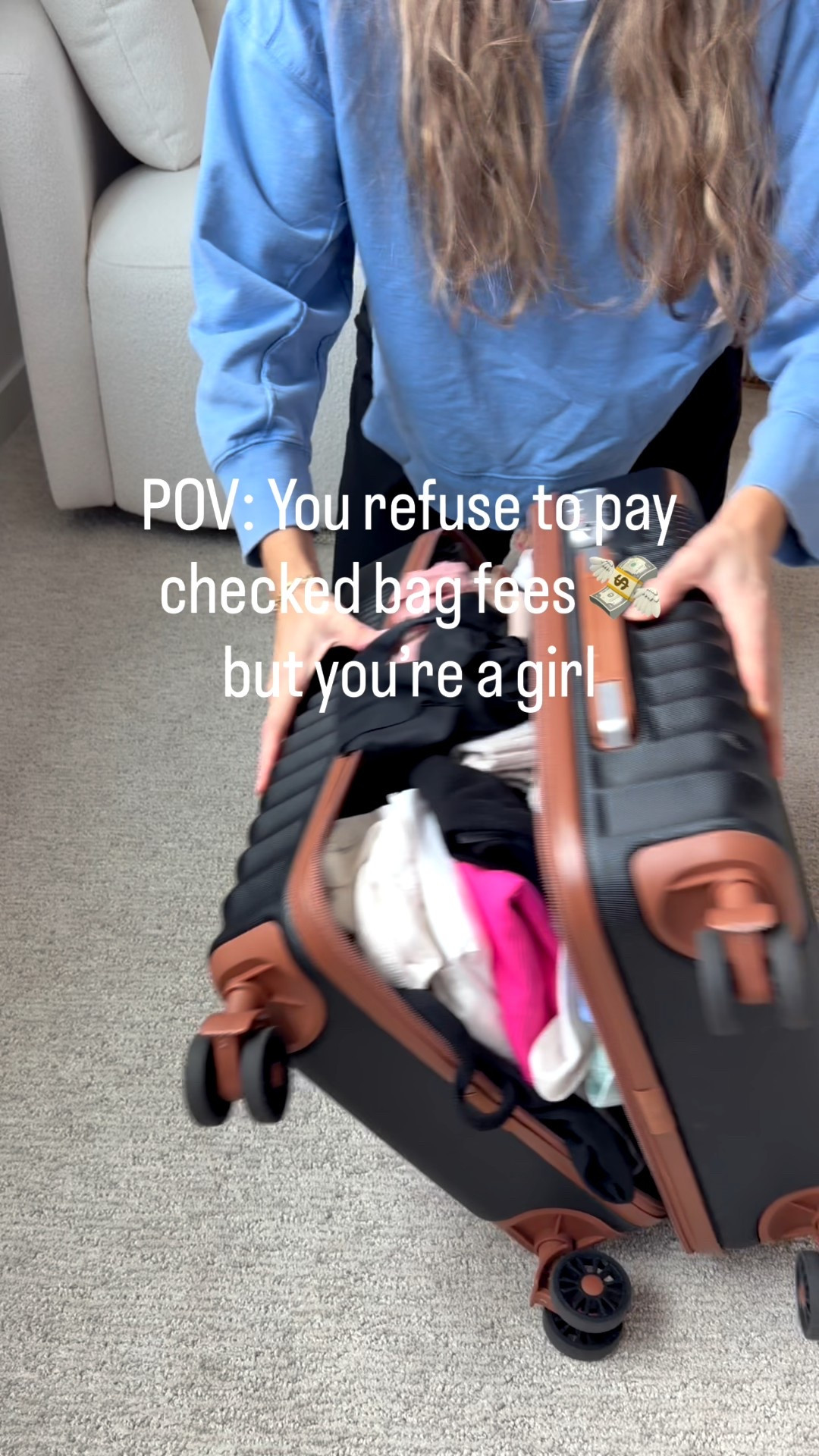 Packing for Mexico in a carry-on only 🌴✈️ and refusing to pay checked bag fees 🙅🏼‍♀️💸

These travel vacuum bags with rechargeable electric pump are my secret weapon for maximizing suitcase space. They compress clothes up to 80% so I can fit way more in my carry-on.  Swimsuits, dresses, sandals, and still have room left over.

✔️ 18-piece combo (small, medium & large sizes)
✔️ Wireless rechargeable pump (no cords!)
✔️ Compresses in 10–15 seconds
✔️ Perfect for 20” carry-on luggage
✔️ Saves money on baggage fees

If you’re trying to travel smart and avoid extra airline fees, this is a must-have travel essential.

#LTKSaleAlert #LTKmomlife #LTKTravel