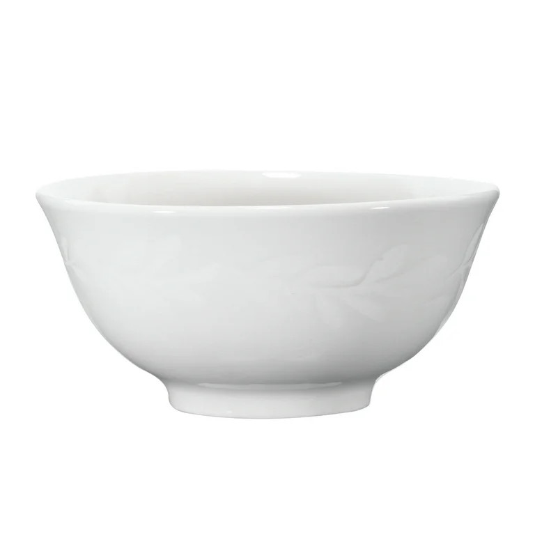 Mainstays 6in Emelie White Stoneware Bowl | Walmart (US)