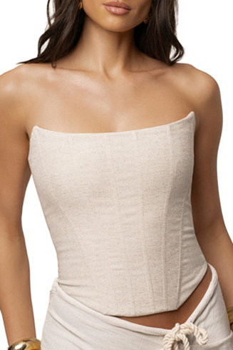 Women's Fenix Reversible Linen Corset | Macy's