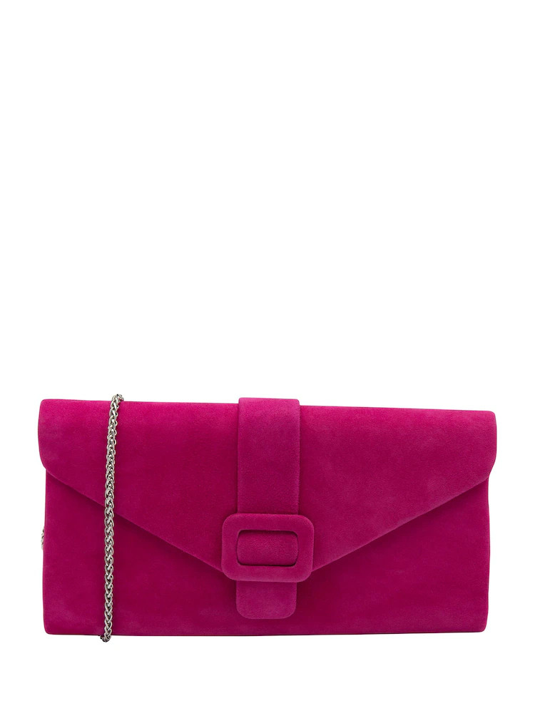Lotus Pink Clutch Bag with Chain | Next US