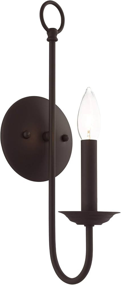 Livex Lighting 42681-07 1 Light Bronze Wall Sconce | Amazon (US)