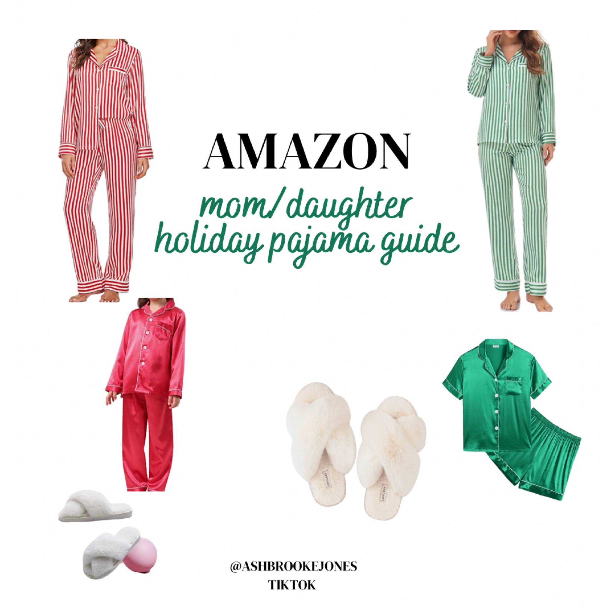 Amazon mom/daughter holiday pajama guide

#LTKSeasonal #LTKHoliday #LTKunder50