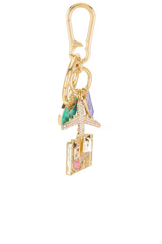 BaubleBar World Traveler Cluster Bag Charm in Multi & Gold from Revolve.com | Revolve Clothing (Global)