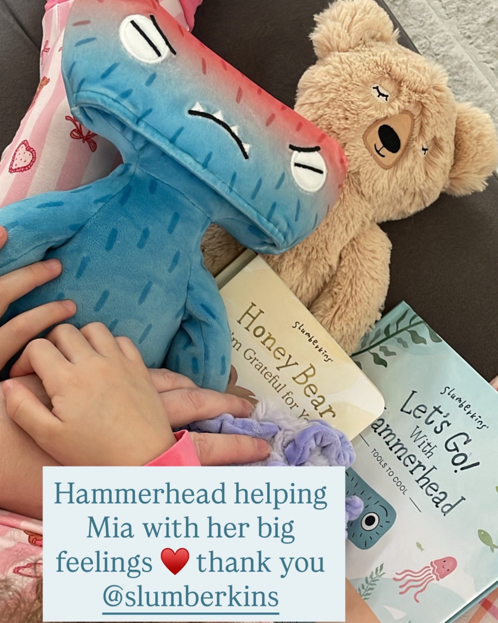 Slumberkins hammerhead and honey bear 


#LTKKids