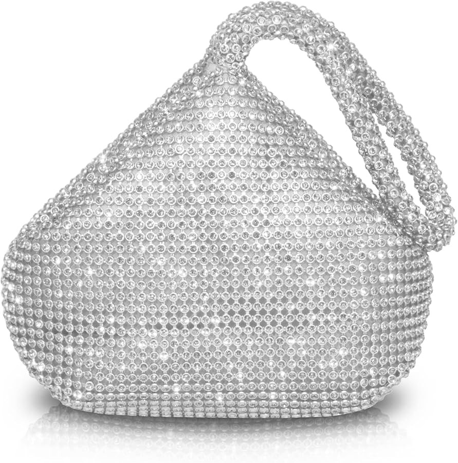AOYUNHUI Hand Bags Purses for Women Rhinestone Bag Clutch Purses Party Wedding | Amazon (US)