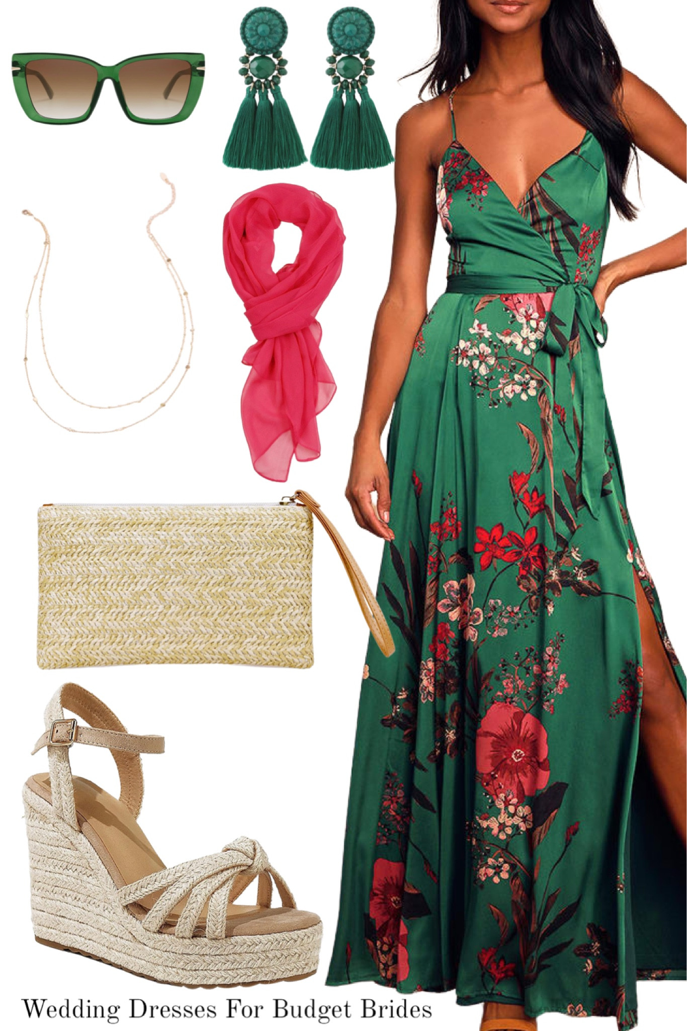 Casual beach wedding guest outfit idea.

#weddingguestdresses #summerdresses #greensunglasses #weddingstyle #affordablestyle
#LTKwedding #LTKstyletip 

#LTKSeasonal #LTKParties #LTKFindsUnder100